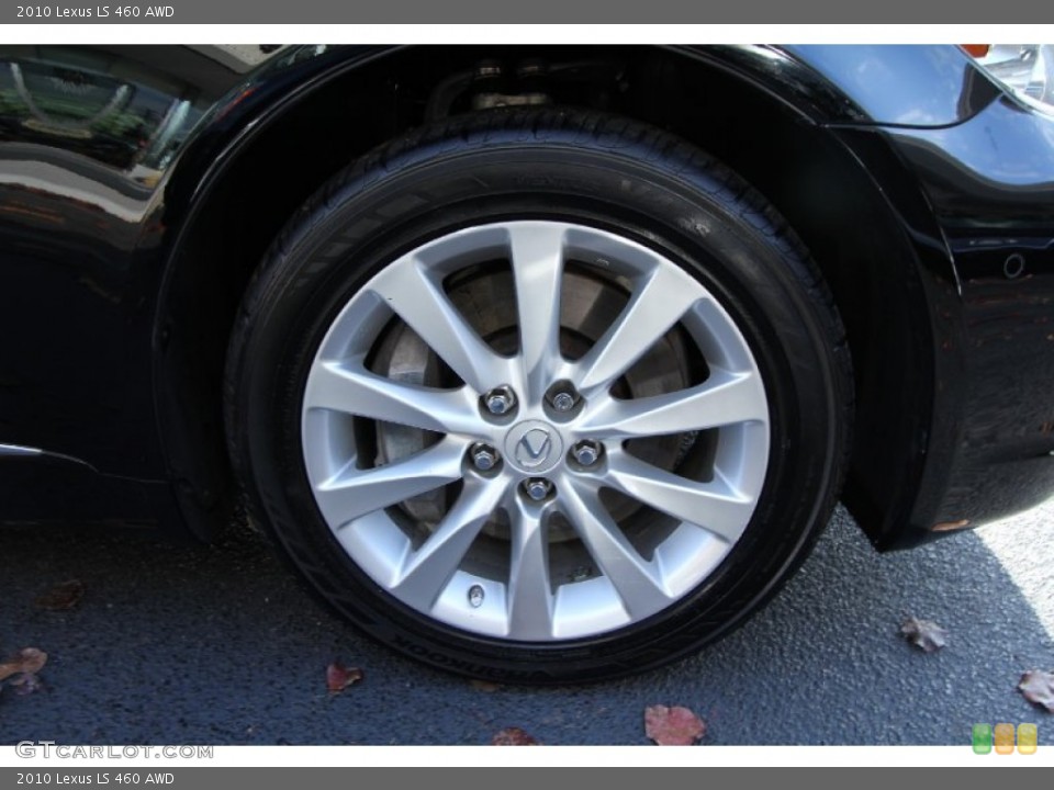 2010 Lexus LS 460 AWD Wheel and Tire Photo #56804001