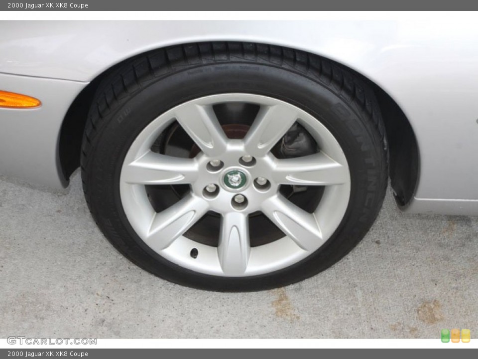 2000 Jaguar XK XK8 Coupe Wheel and Tire Photo #56806875