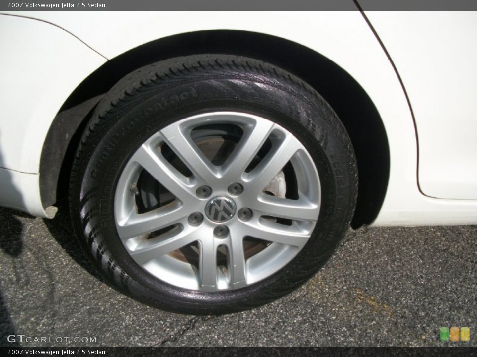 2007 Volkswagen Jetta 2.5 Sedan Wheel and Tire Photo #56808447