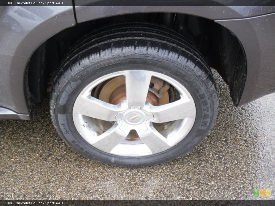 2008 Chevrolet Equinox Sport AWD Wheel and Tire Photo #56808522