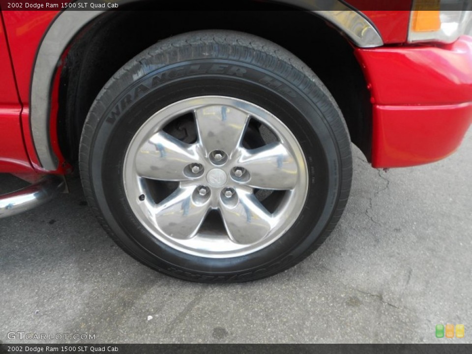 2002 Dodge Ram 1500 SLT Quad Cab Wheel and Tire Photo #56809666
