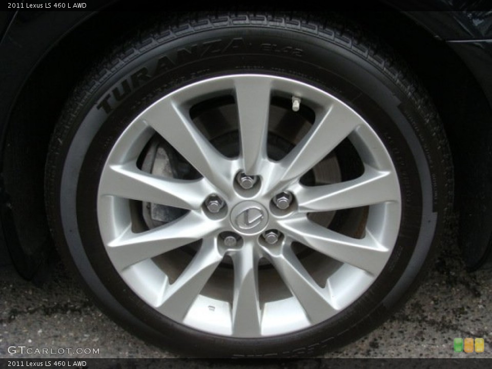 2011 Lexus LS 460 L AWD Wheel and Tire Photo #56813668