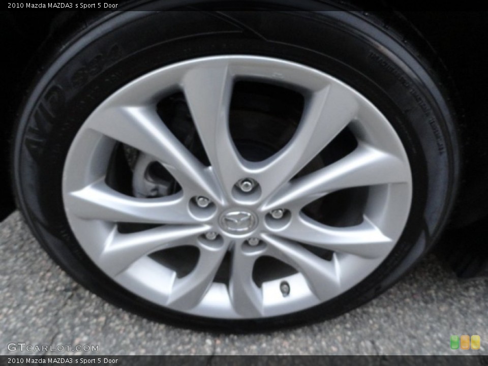 2010 Mazda MAZDA3 s Sport 5 Door Wheel and Tire Photo #56815063