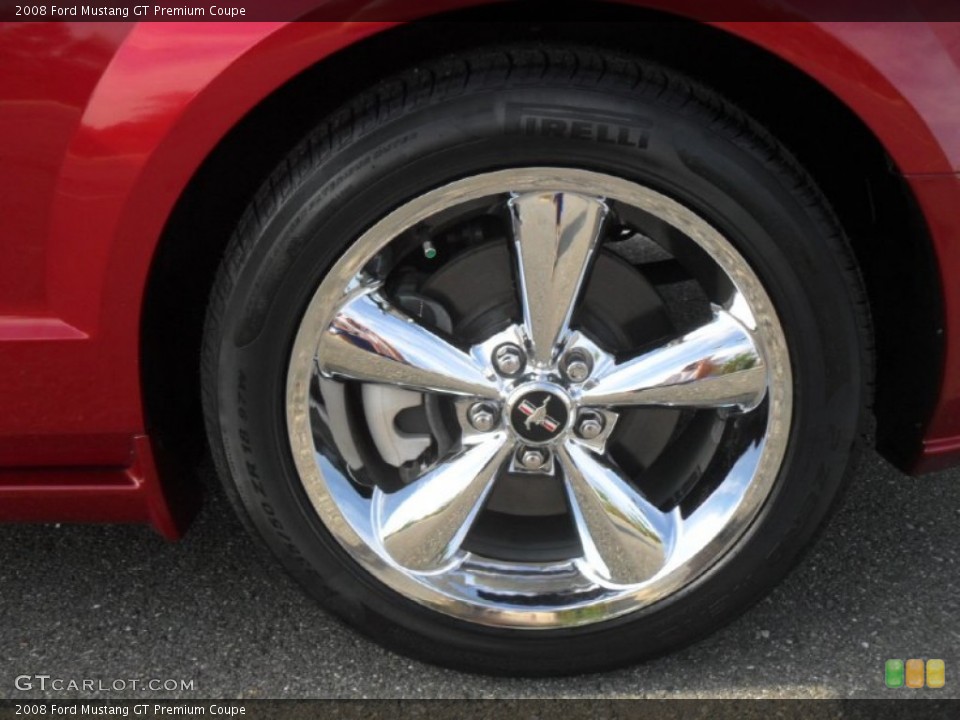 2008 Ford Mustang GT Premium Coupe Wheel and Tire Photo #56817553