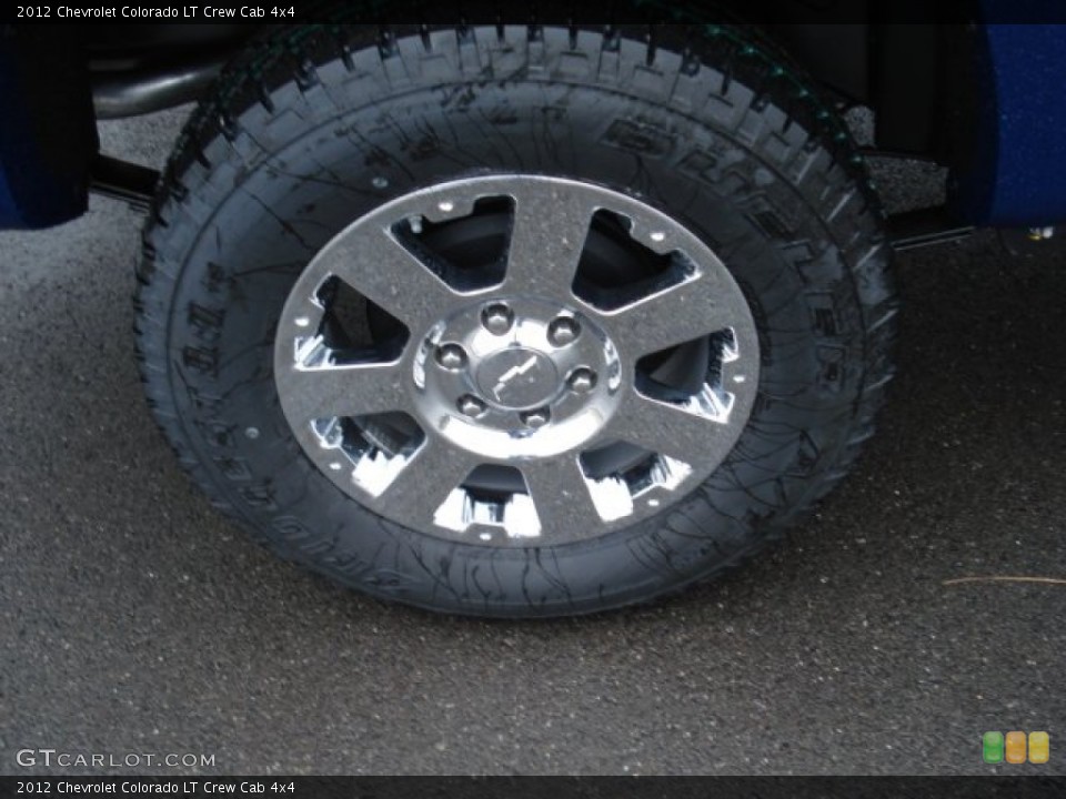 2012 Chevrolet Colorado LT Crew Cab 4x4 Wheel and Tire Photo #56818171