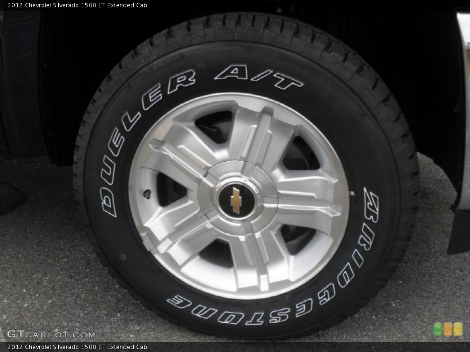 2012 Chevrolet Silverado 1500 LT Extended Cab Wheel and Tire Photo #56818303