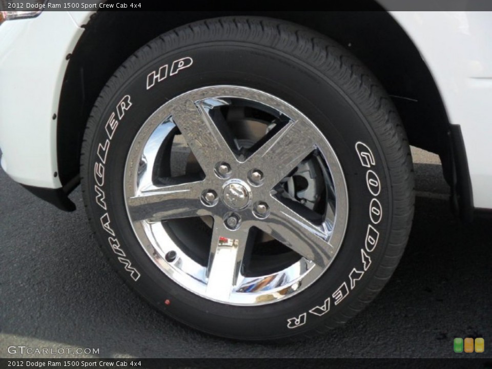 2012 Dodge Ram 1500 Sport Crew Cab 4x4 Wheel and Tire Photo #56821003