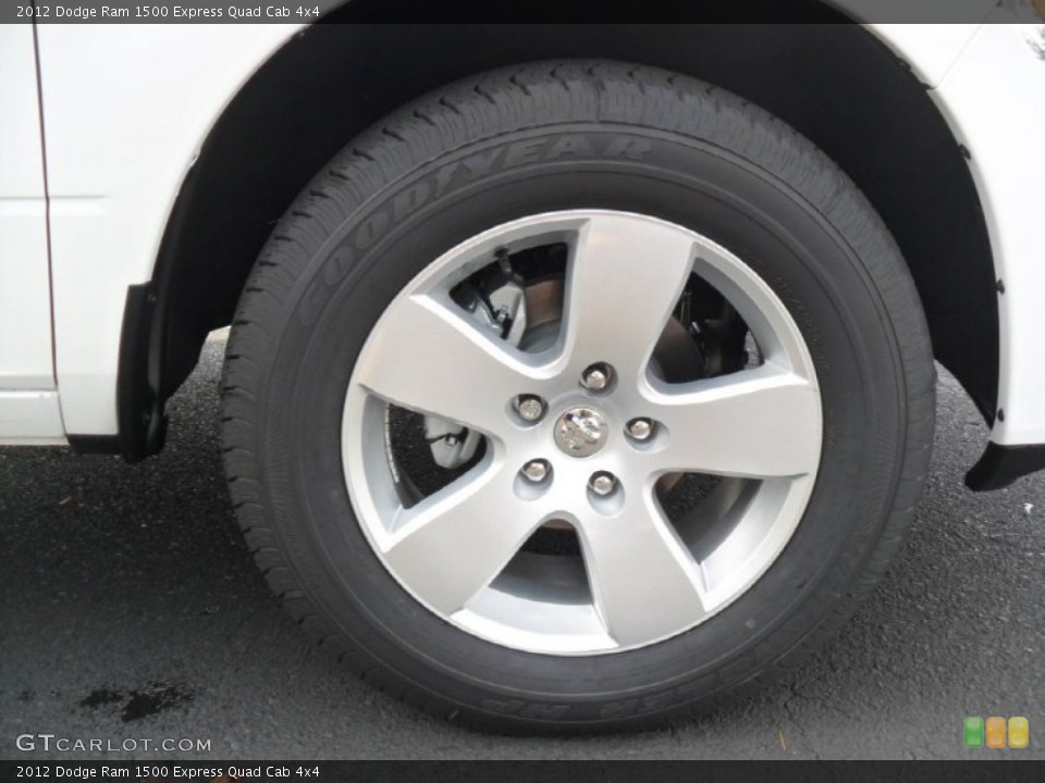 2012 Dodge Ram 1500 Express Quad Cab 4x4 Wheel and Tire Photo #56821594