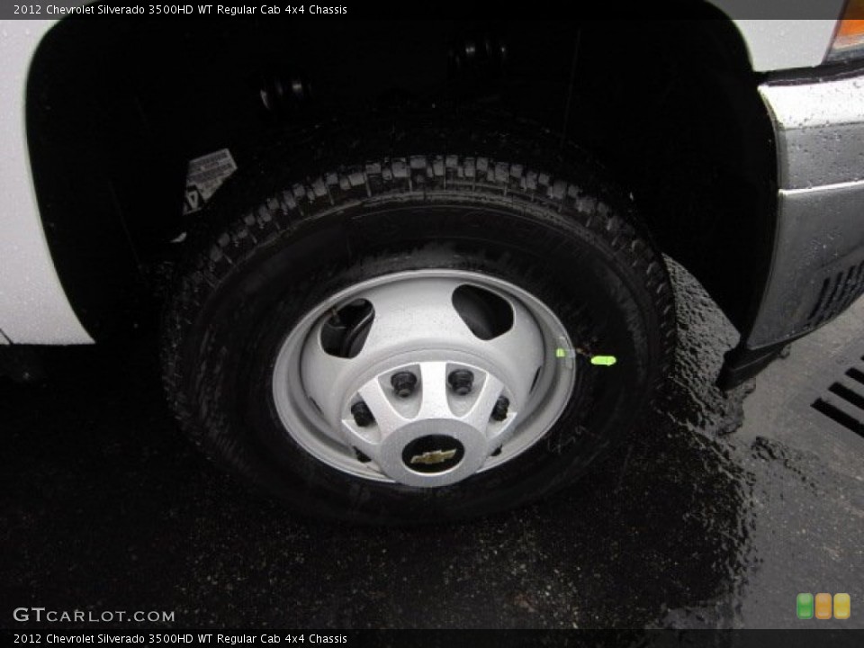 2012 Chevrolet Silverado 3500HD WT Regular Cab 4x4 Chassis Wheel and Tire Photo #56830230