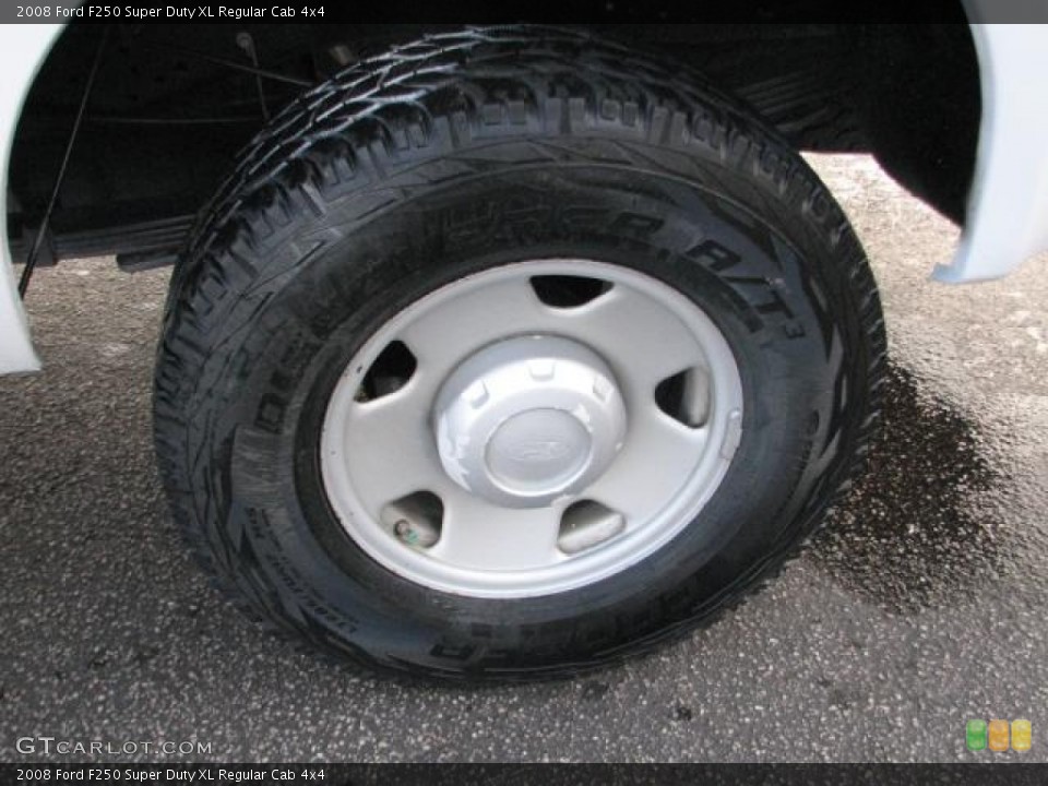 2008 Ford F250 Super Duty XL Regular Cab 4x4 Wheel and Tire Photo #56835902