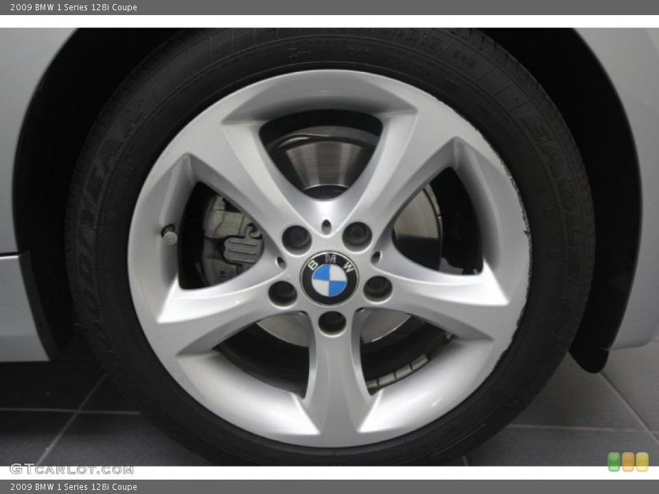 2009 BMW 1 Series 128i Coupe Wheel and Tire Photo #56839818