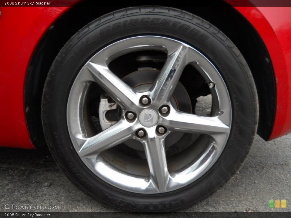 2008 Saturn Sky Roadster Wheel and Tire Photo #56841626