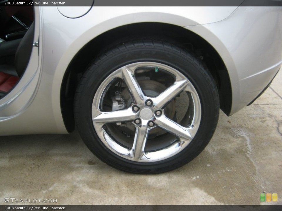 2008 Saturn Sky Red Line Roadster Wheel and Tire Photo #56841980
