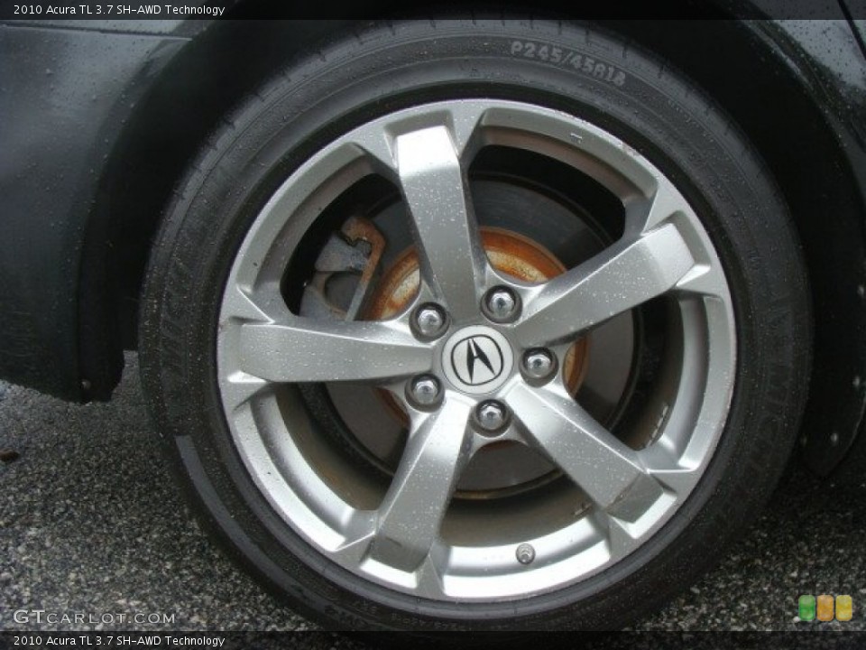 2010 Acura TL 3.7 SH-AWD Technology Wheel and Tire Photo #56846357