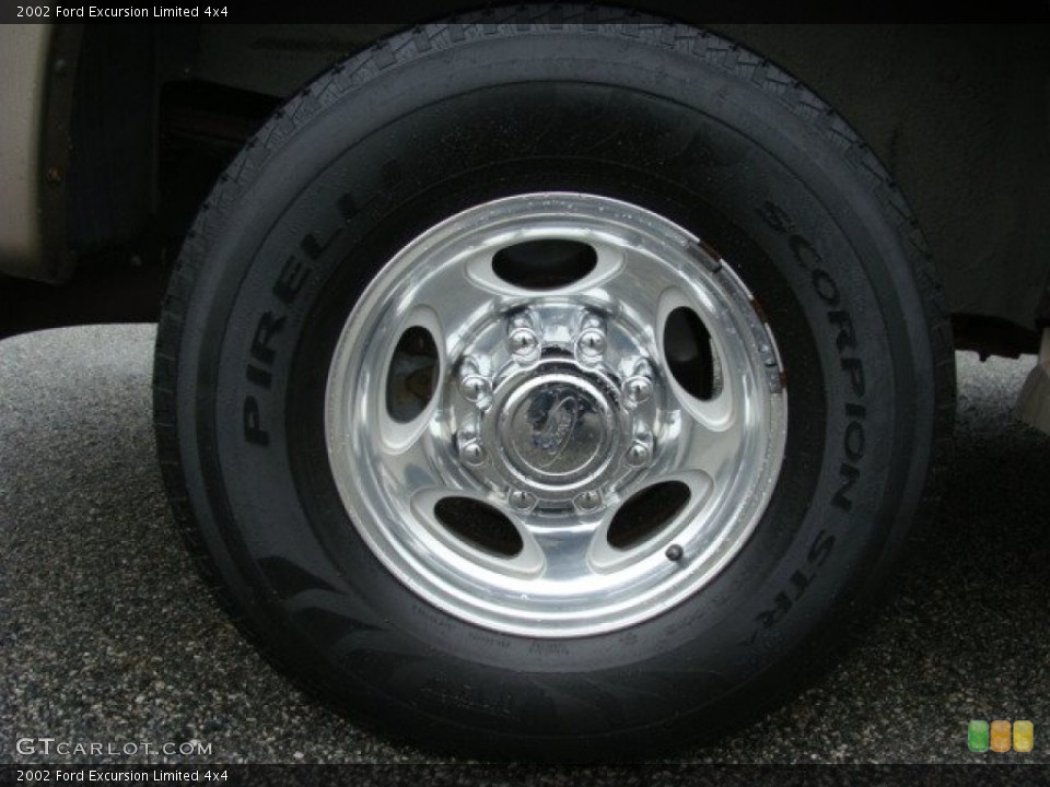 2002 Ford Excursion Limited 4x4 Wheel and Tire Photo #56847512
