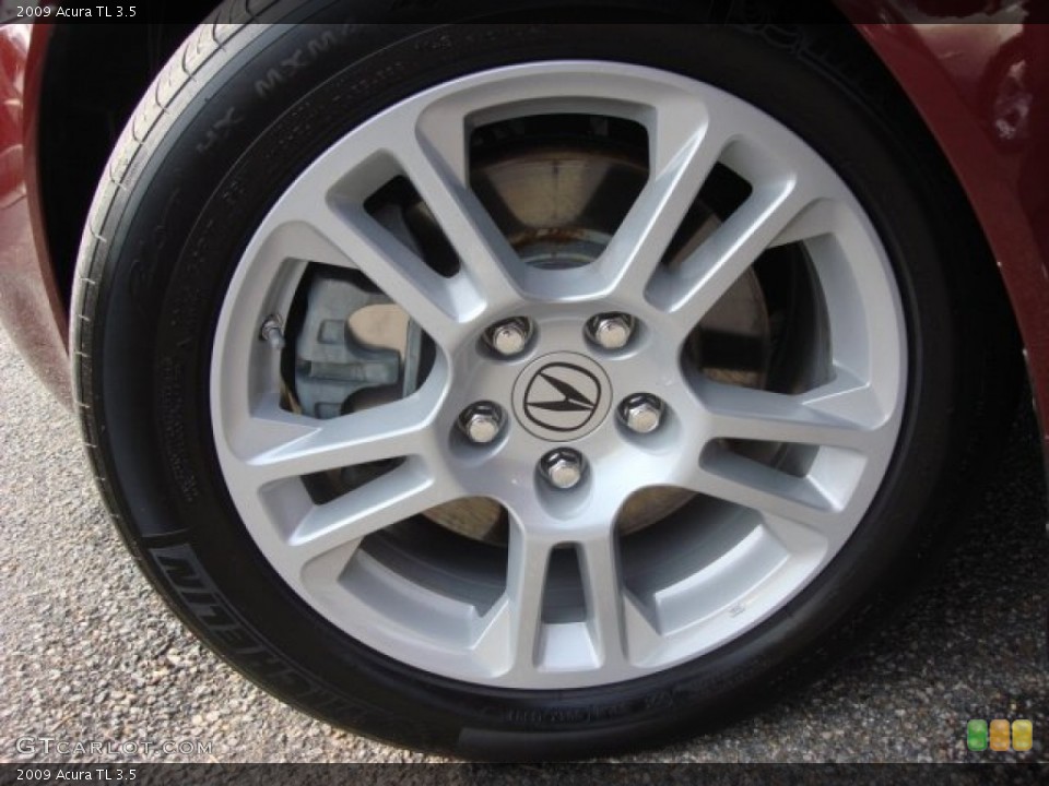 2009 Acura TL 3.5 Wheel and Tire Photo #56849780