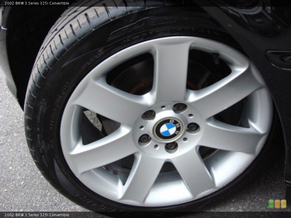 2002 BMW 3 Series 325i Convertible Wheel and Tire Photo #56851916