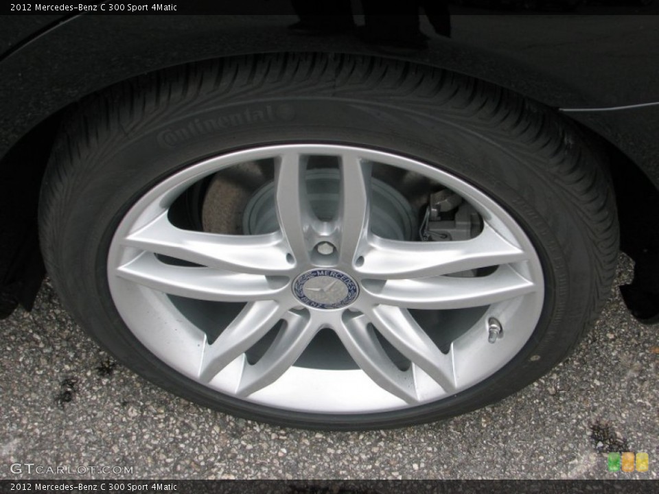 2012 Mercedes-Benz C 300 Sport 4Matic Wheel and Tire Photo #56855501