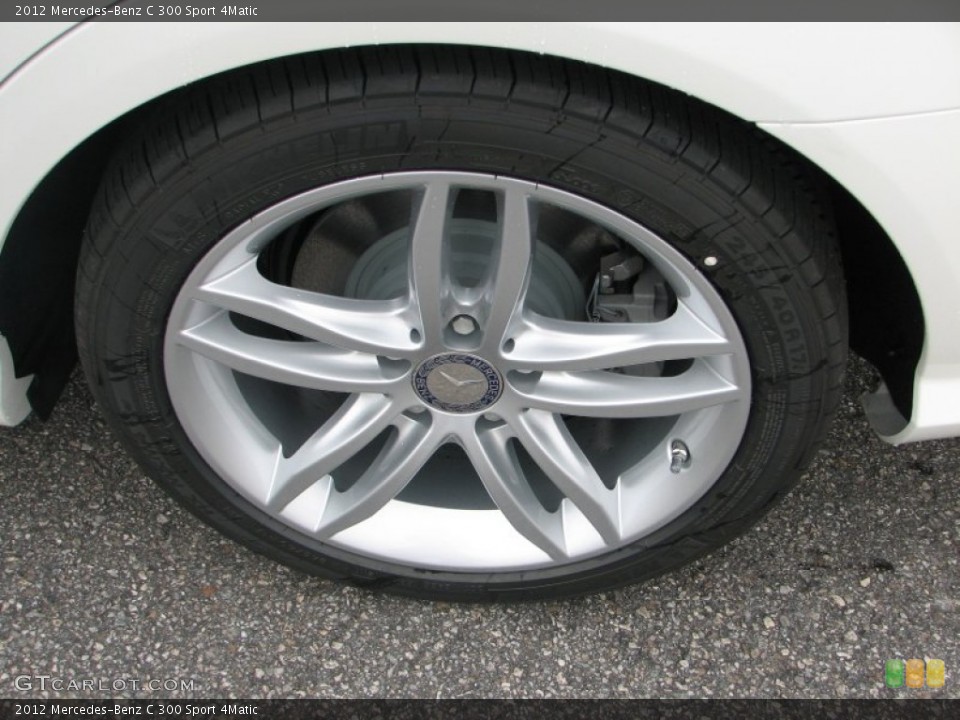 2012 Mercedes-Benz C 300 Sport 4Matic Wheel and Tire Photo #56855882