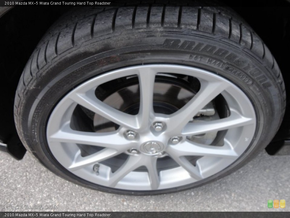 2010 Mazda MX-5 Miata Grand Touring Hard Top Roadster Wheel and Tire Photo #56856701