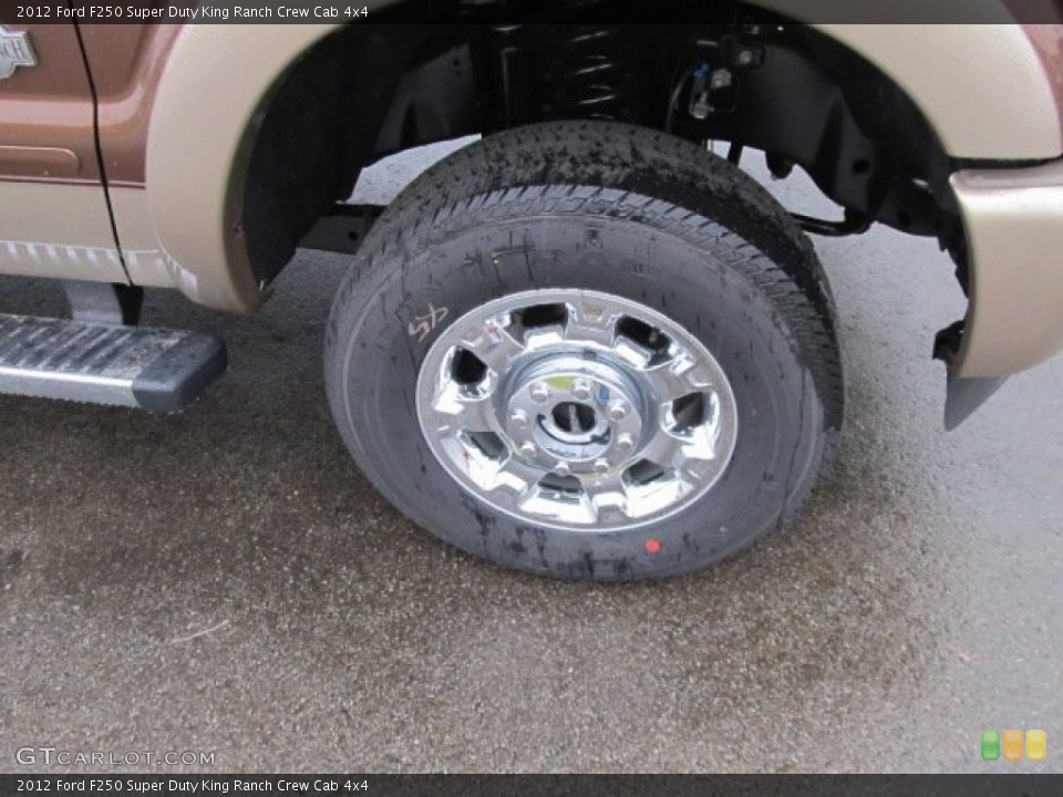 2012 Ford F250 Super Duty King Ranch Crew Cab 4x4 Wheel and Tire Photo #56858693