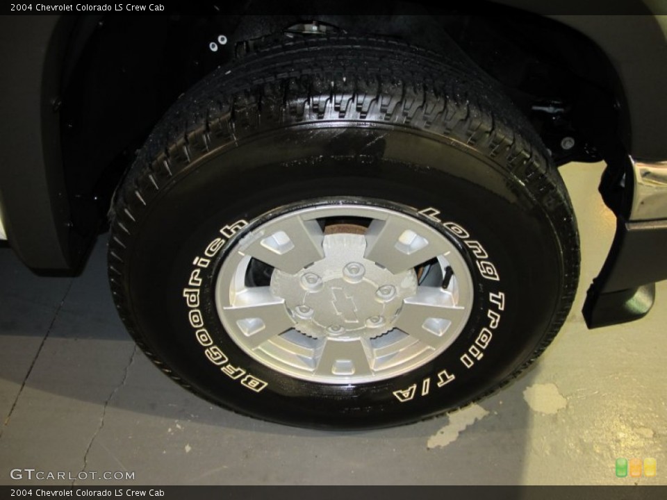 2004 Chevrolet Colorado LS Crew Cab Wheel and Tire Photo #56862905