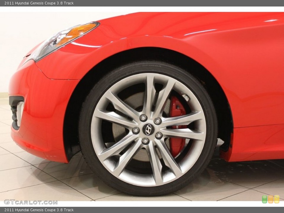 2011 Hyundai Genesis Coupe 3.8 Track Wheel and Tire Photo #56866208