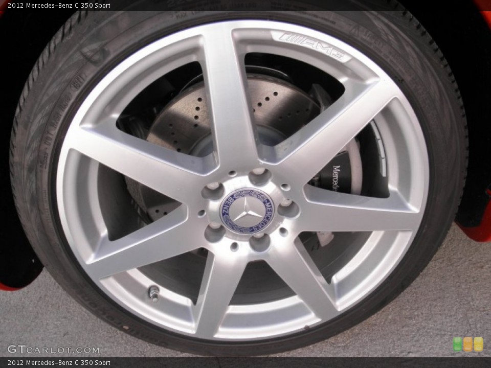 2012 Mercedes-Benz C 350 Sport Wheel and Tire Photo #56878759