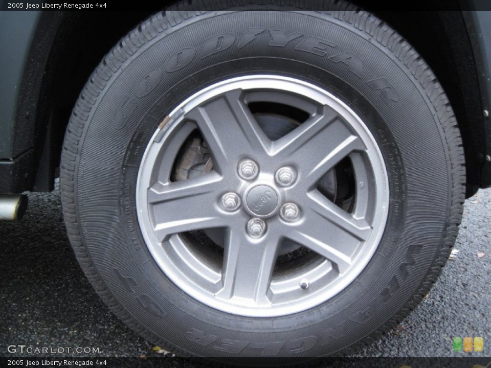2005 Jeep Liberty Renegade 4x4 Wheel and Tire Photo #56882743