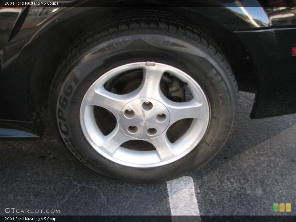 2001 Ford Mustang V6 Coupe Wheel and Tire Photo #56887094