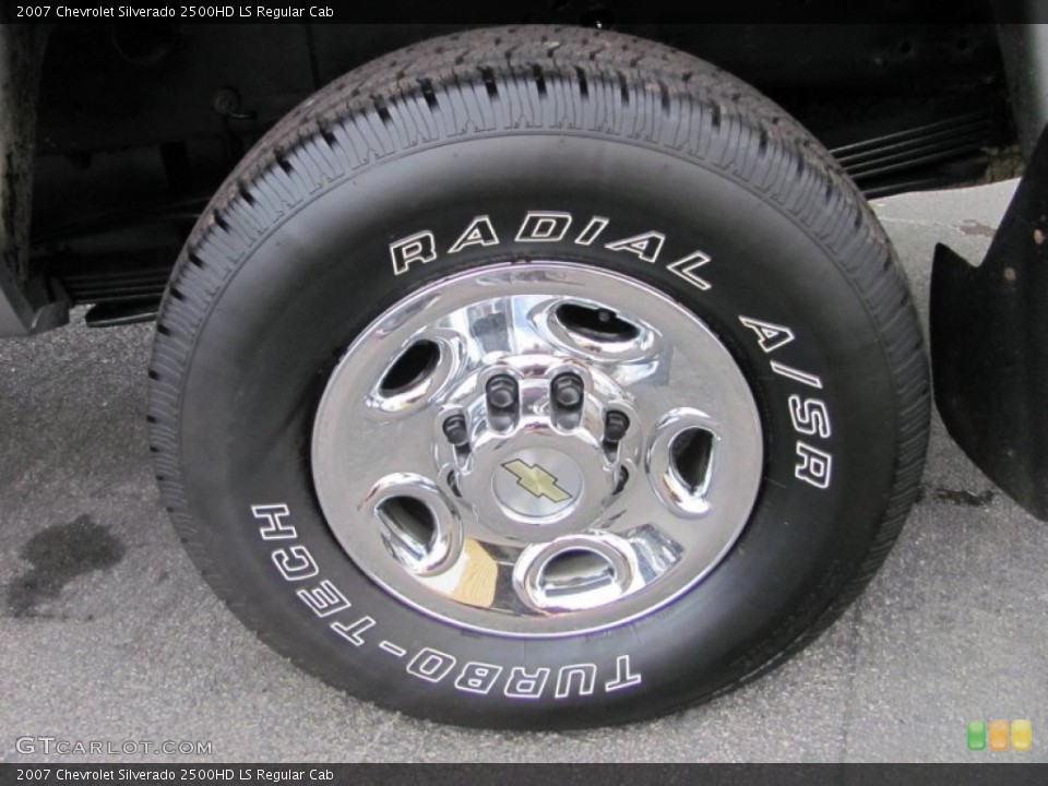 2007 Chevrolet Silverado 2500HD LS Regular Cab Wheel and Tire Photo #56893132