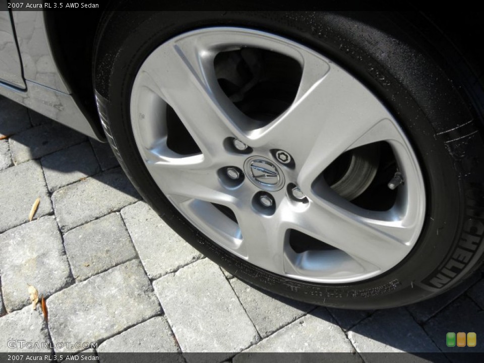 2007 Acura RL 3.5 AWD Sedan Wheel and Tire Photo #56897350