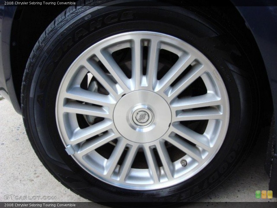 2008 Chrysler Sebring Touring Convertible Wheel and Tire Photo #56901515