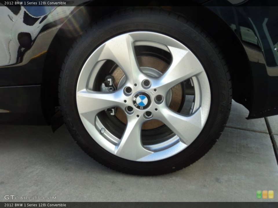 2012 BMW 1 Series 128i Convertible Wheel and Tire Photo #56905837