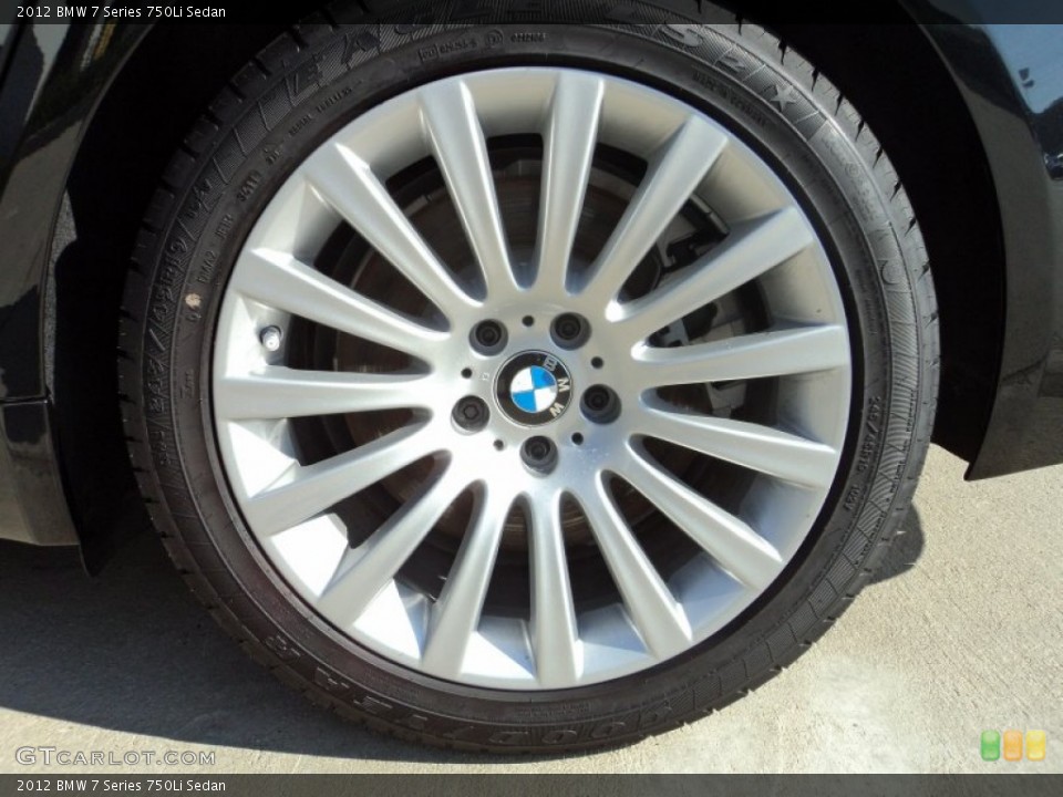 2012 BMW 7 Series 750Li Sedan Wheel and Tire Photo #56906488