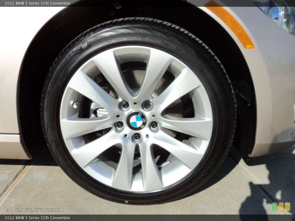 2012 BMW 3 Series 328i Convertible Wheel and Tire Photo #56906665