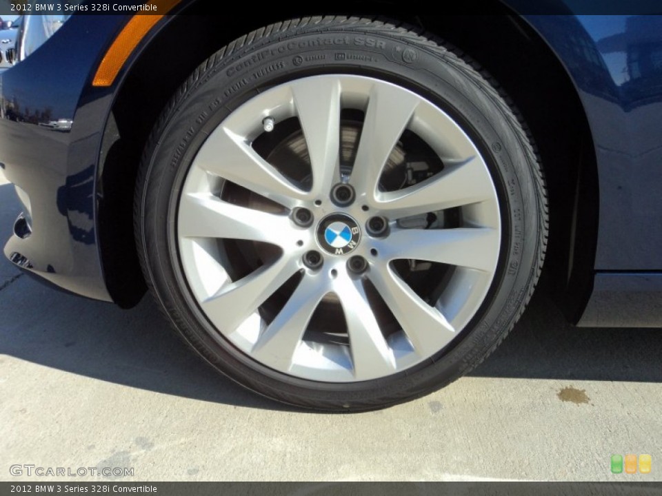 2012 BMW 3 Series 328i Convertible Wheel and Tire Photo #56906911