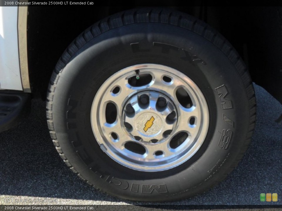 2008 Chevrolet Silverado 2500HD LT Extended Cab Wheel and Tire Photo #56908052