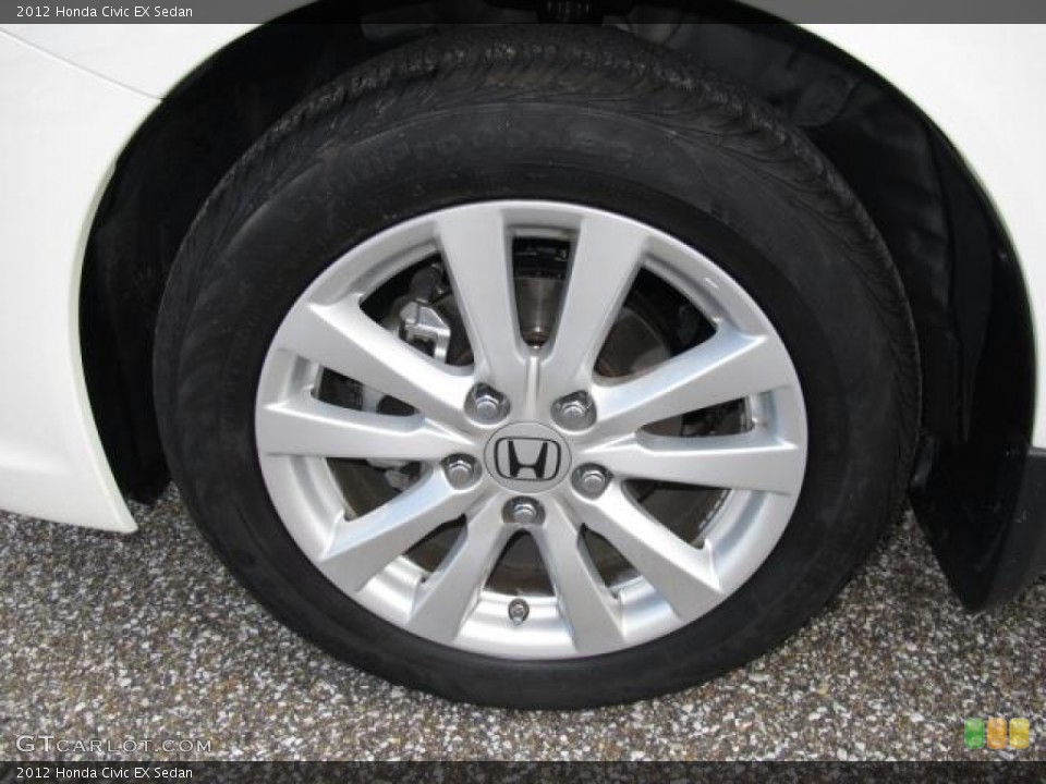 2012 Honda Civic EX Sedan Wheel and Tire Photo #56913499