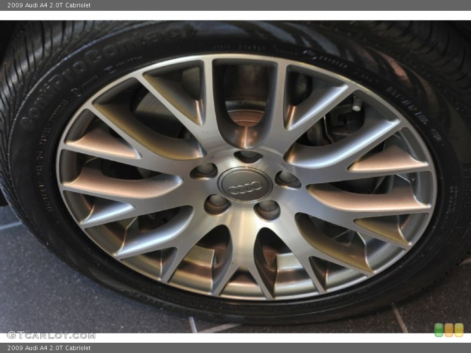 2009 Audi A4 2.0T Cabriolet Wheel and Tire Photo #56931400