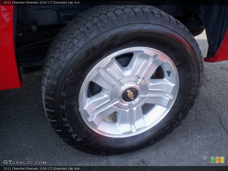 2011 Chevrolet Silverado 1500 LTZ Extended Cab 4x4 Wheel and Tire Photo #56948762