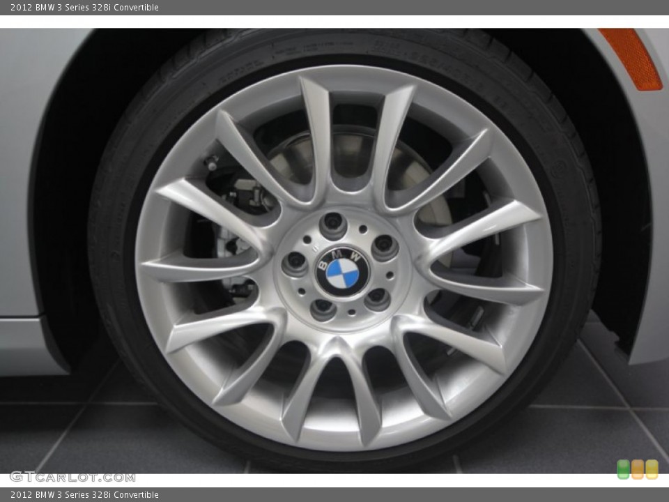 2012 BMW 3 Series 328i Convertible Wheel and Tire Photo #56949428