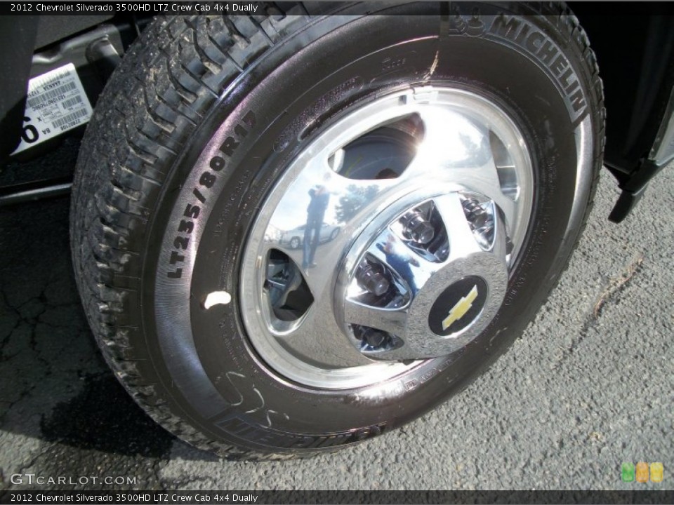 2012 Chevrolet Silverado 3500HD LTZ Crew Cab 4x4 Dually Wheel and Tire Photo #56949698