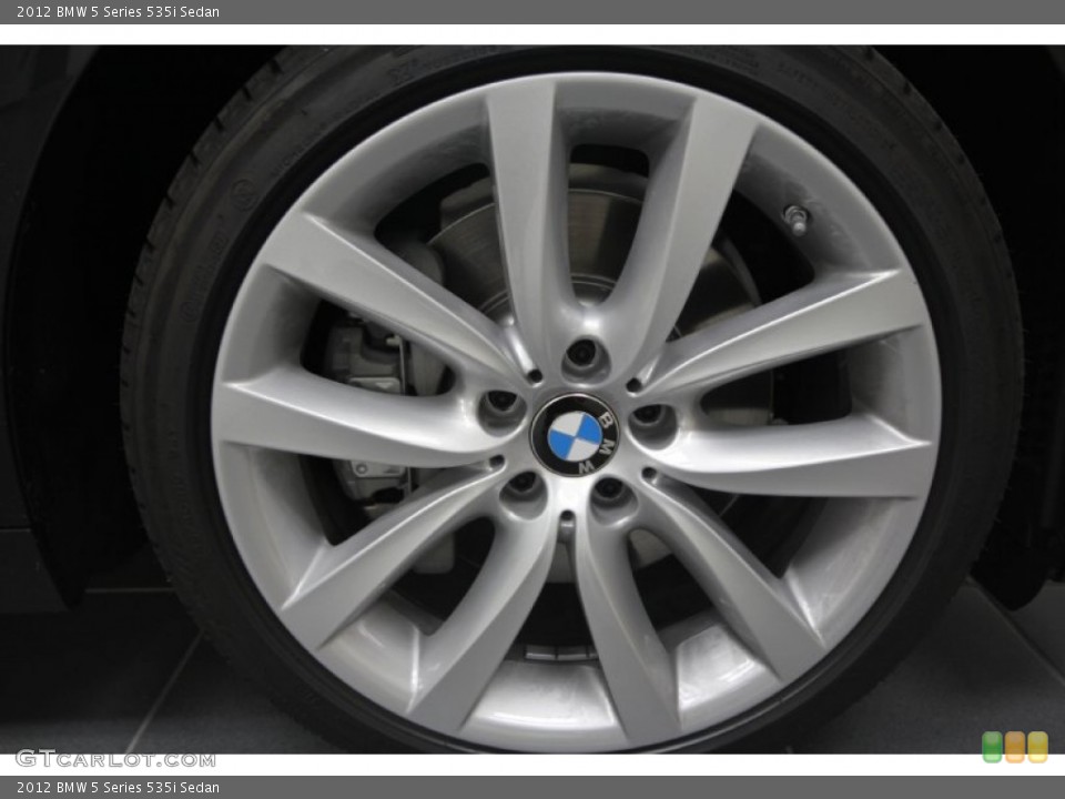 2012 BMW 5 Series 535i Sedan Wheel and Tire Photo #56950076