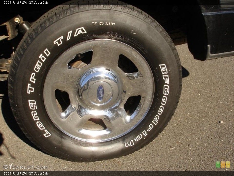 2005 Ford F150 XLT SuperCab Wheel and Tire Photo #56955323