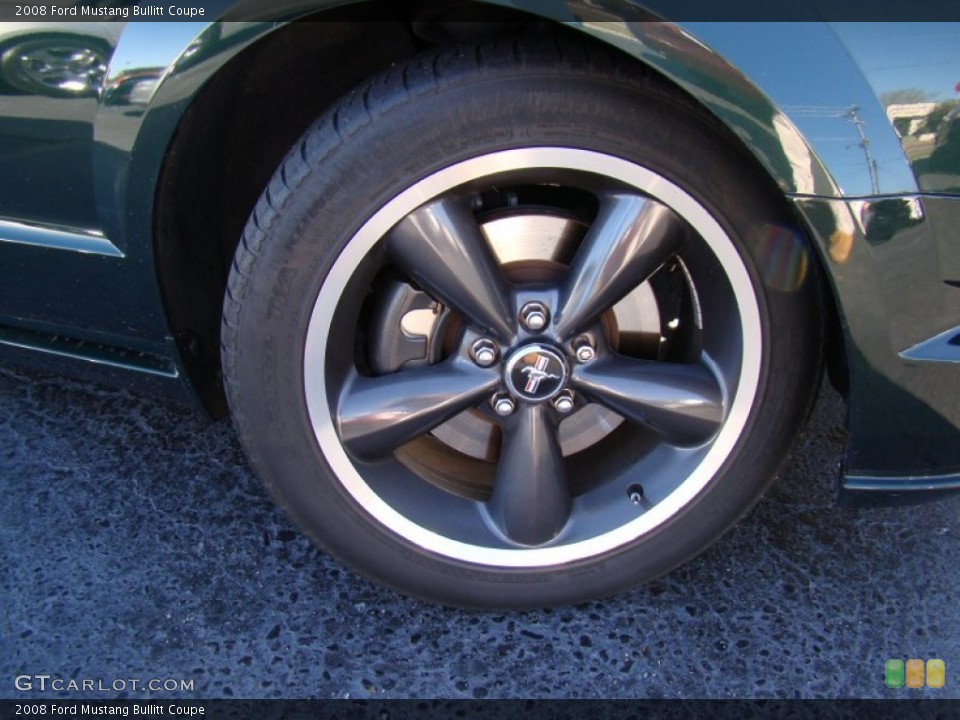 2008 Ford Mustang Bullitt Coupe Wheel and Tire Photo #56964386