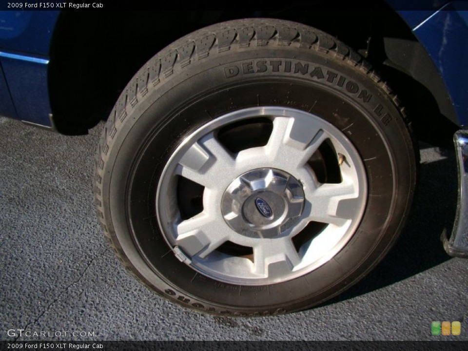 2009 Ford F150 XLT Regular Cab Wheel and Tire Photo #56966588