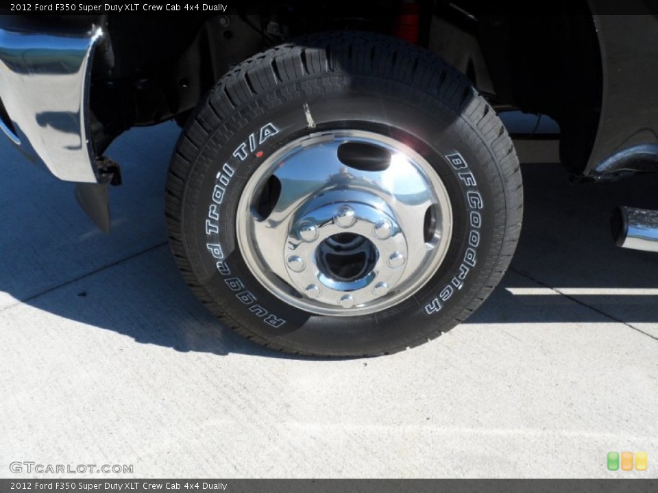 2012 Ford F350 Super Duty XLT Crew Cab 4x4 Dually Wheel and Tire Photo #56973188