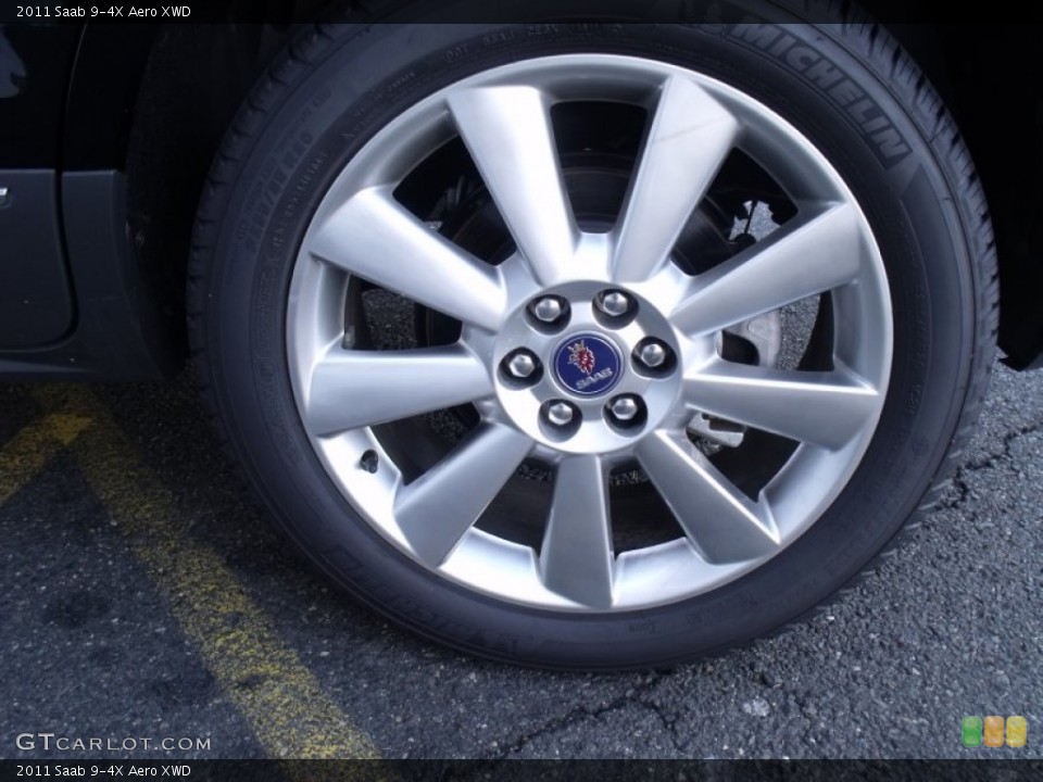 2011 Saab 9-4X Aero XWD Wheel and Tire Photo #56982323