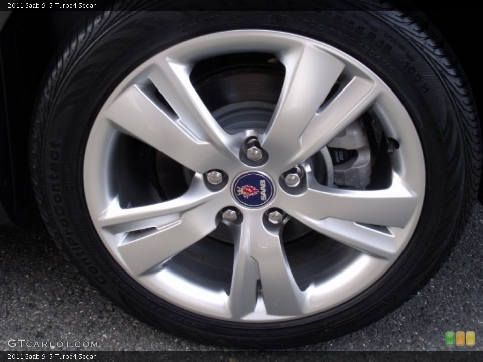 2011 Saab 9-5 Turbo4 Sedan Wheel and Tire Photo #56982448